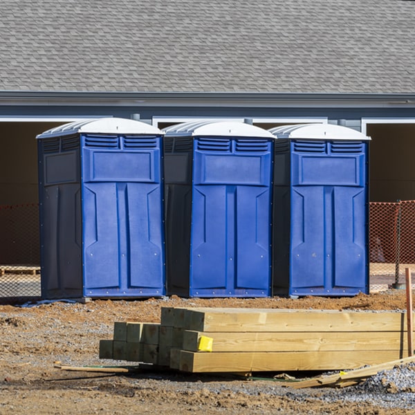 what is the expected delivery and pickup timeframe for the porta potties in Pulaski